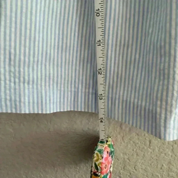 Vintage Samara Blue and White Sailor Dress with Fish Summer Seersucker - Picture 5 of 5